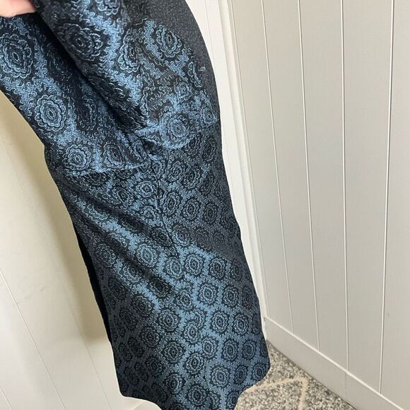 Vintage Women’s Small Japanese Kimono Style Button Down Blouse Top Puff Sleeve - Picture 10 of 12